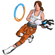 Chell's Fighter Render