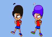 Andy-opia's leftward facing idle.