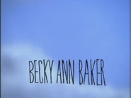 Becky Ann Baker