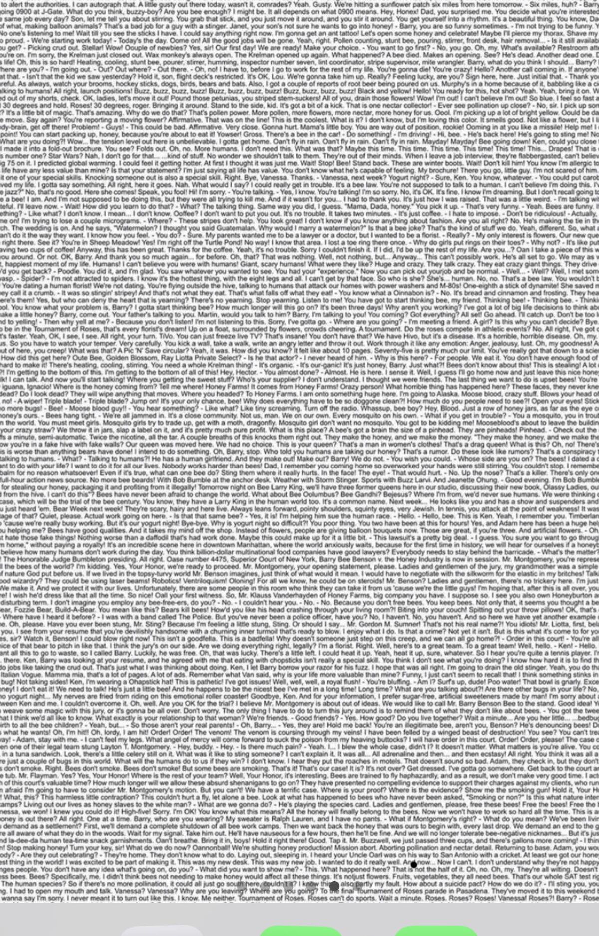 Entire Bee Movie Script Copyable 23 - rp914oh