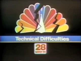 WPTF NBC 28 Technical Difficulties Screen (1977)
