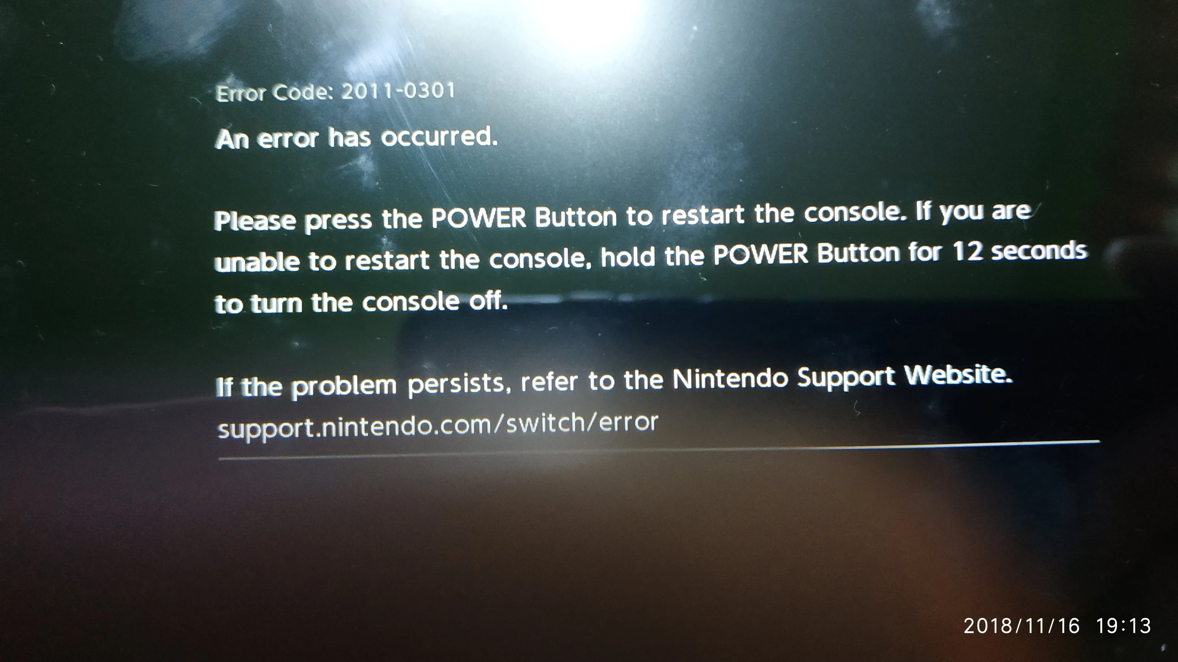 Nintendo Switch Error Screen | Scary Logos Wiki | Fandom