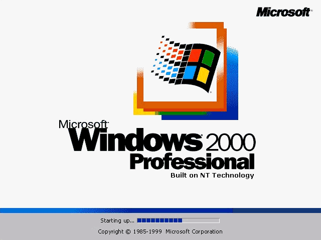 logo Microsoft Windows 2000