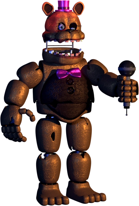 Who is collapsed Fredbear, what fan-game is he from? I stumbled upon this  cool looking reimagining of Fredbear on the FNaF roleplay Wiki and it got  me curious as to what game