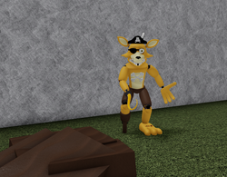 Playing as NIGHTBEAR in Fredbear's Mega Roleplay Roblox 