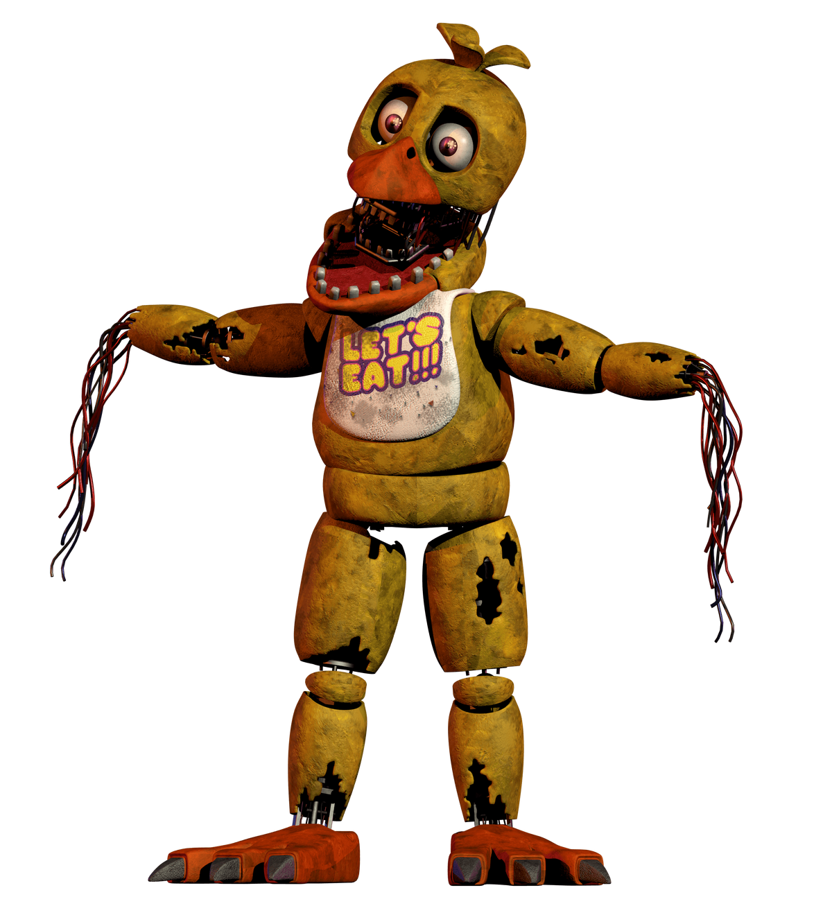 Withered Withered Chica by Fazboggle, Five Nights at Freddy's