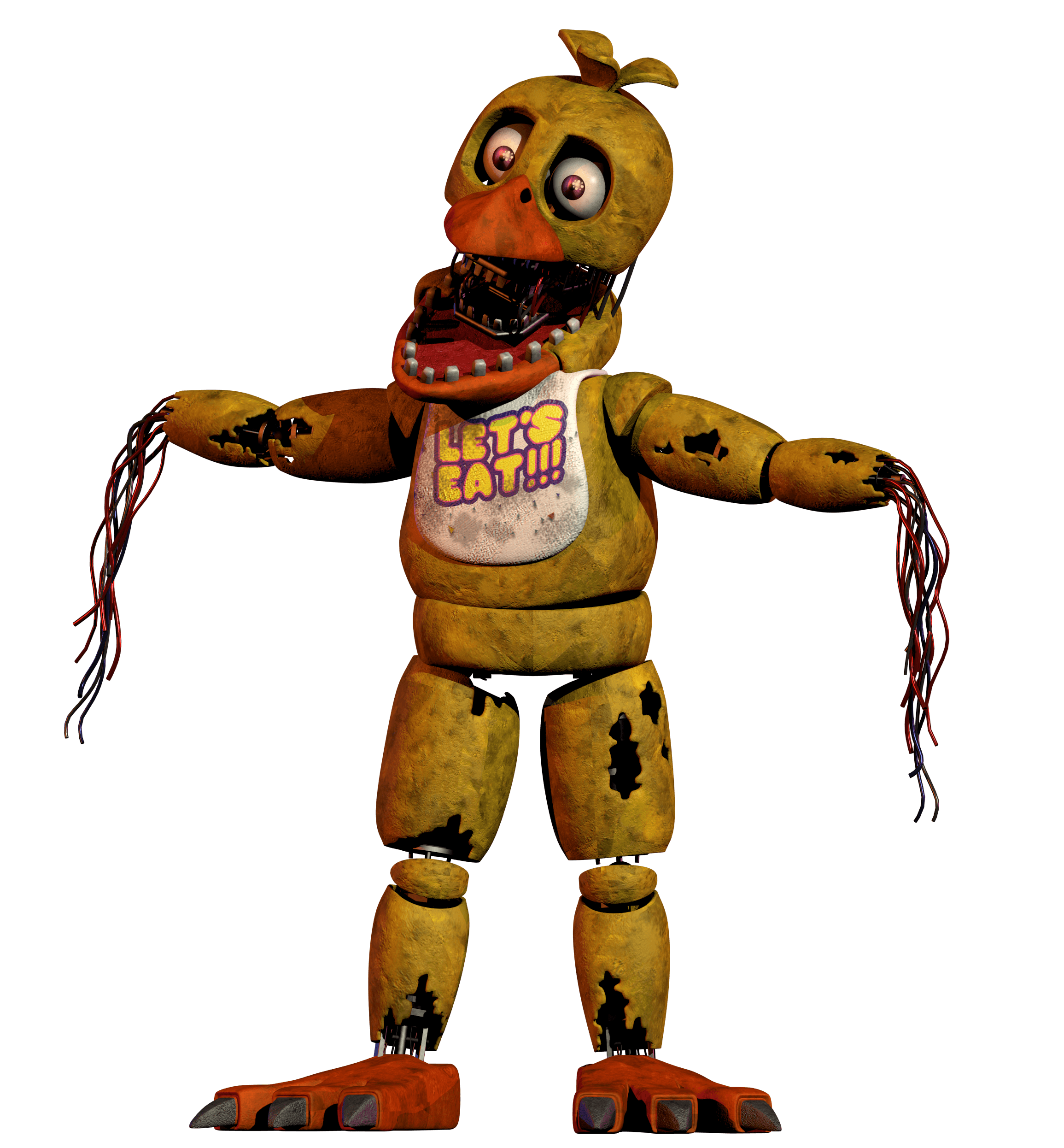 Fredbears Pizzeria Management Wiki - Full Body Chica Fnaf Png