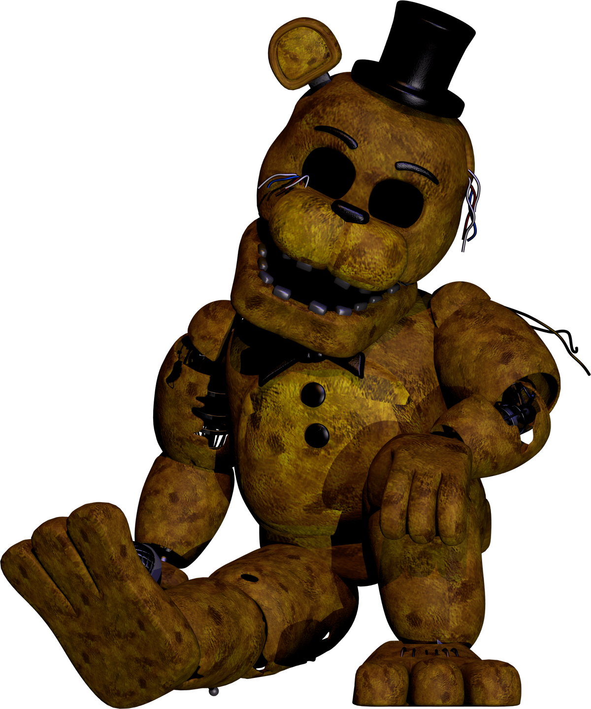 Fredbear and Golden Freddy are different animatronics.