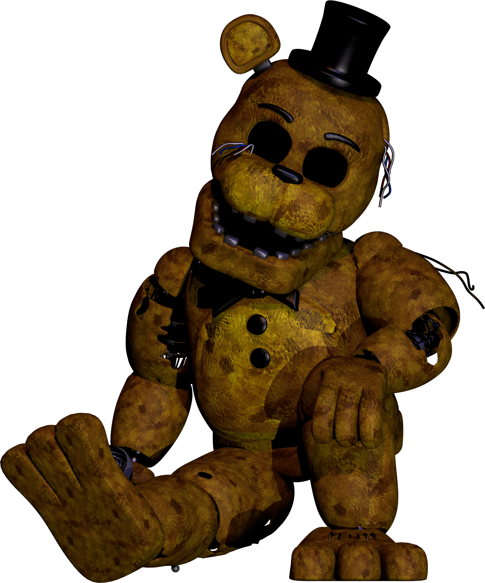 Withered Golden Freddy png images