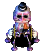 Music Man on stage, animated.