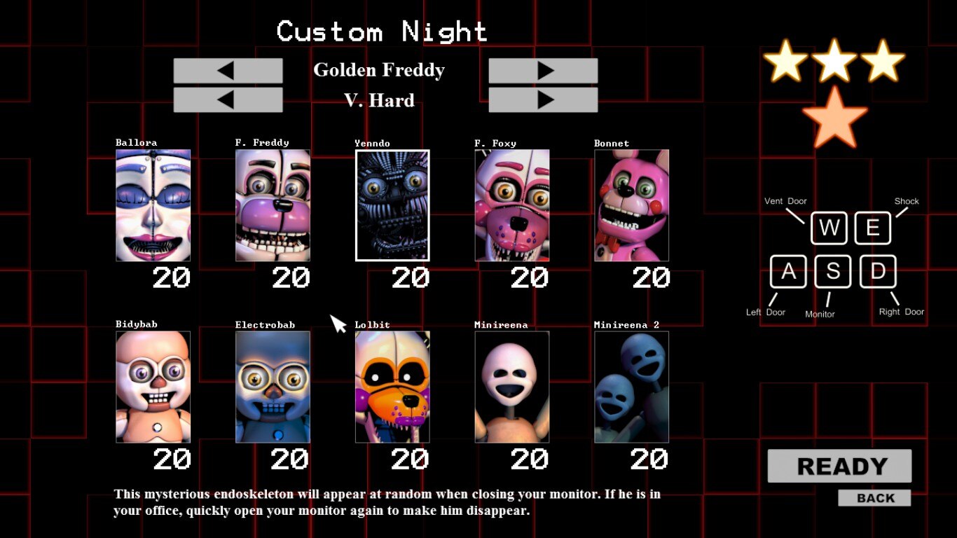 How To Skip Nights And Unlock Everything in Five Nights At Freddy's Sister  Location (Cheat) 