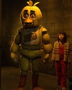 A photo of Abby and Chica presumably going to be seen in Blumhouse's book.