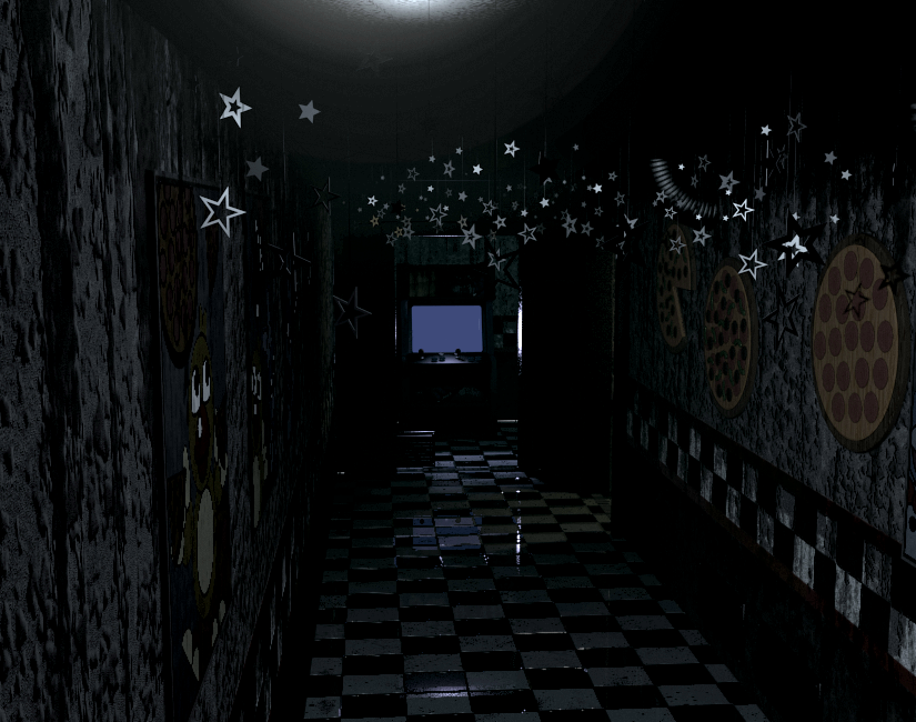 97 GOLDEN FREDDY HALLWAY CAMERA 2016 FNAF Five Nights at Freddy's card