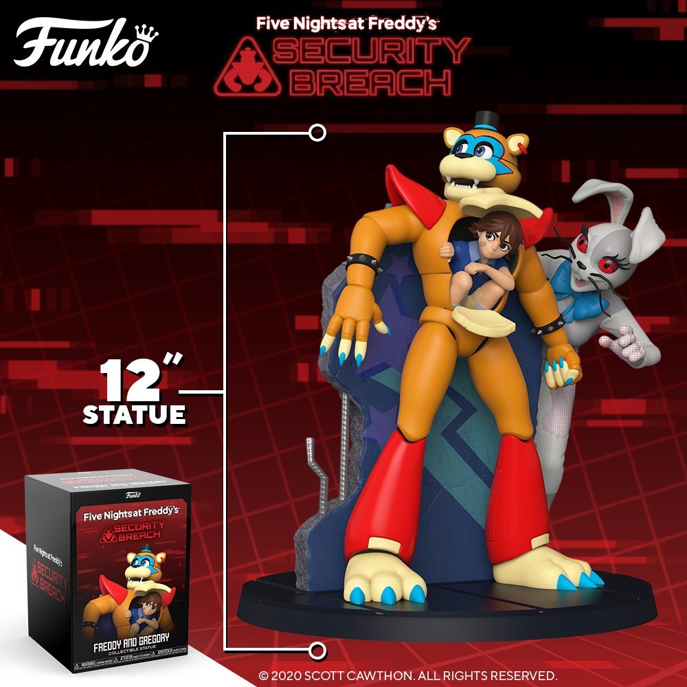 Five Nights At Freddy's: Security Breach Glamrock Freddy Vinyl Figure