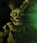 A glitchy Springtrap that appears in the last page of The Freddy Files: Updated Edition.