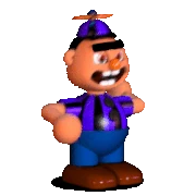 Browboy in his original form, animated.