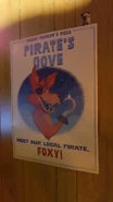 Poster advertising pirate's cove.