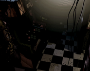 Springtraps zweite Position, mit ausgeschalteten Licht.