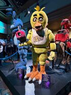 Chica at the Behind the Screams event at Universal Studios Hollywood's Halloween Horror Nights.