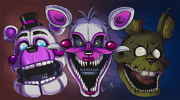 Fnaf the fourth closet fanart some characters by ladyfiszi ddwheu2-fullview