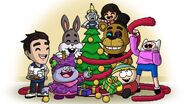 Abby in Youtooz's Holiday 2024 artwork.