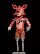 Animación de Foxy al entrar al menu de CPU.