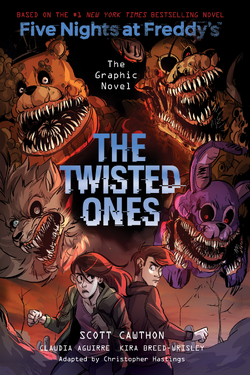 The wiki says that Shadow Freddy appears in The Twisted Ones Novel