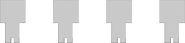 4 missing children as they appear in the last end-of-night minigame standing in the dorway.