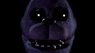 Bonnie with glossy-black eyes, as he appears in hallucinations.