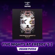 Youtooz FNaF 2 puzzle promo.