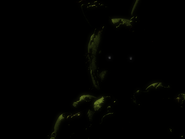 Tercera posición de Springtrap en el menú.