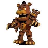 FNaFWorld - Adventure Nightmare Freddy (Atacando)