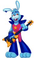 Glamrock Bonnie's artwork, with his guitar