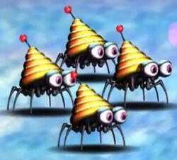 Golden Mechcrab enemies.