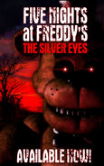 Bonnie, como se ve en el fondo del último teaser de la novela Five Nights at Freddy's: The Silver Eyes.