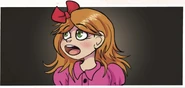Elizabeth, with an amazed expression on her face.