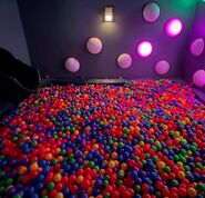 Ditto, in the ball pit.