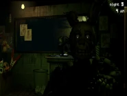 Springtrap's jumpscare from the right.