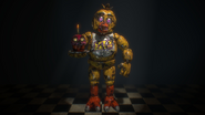 A fullbody render of Chica made by Illumix employee Tim Scott.