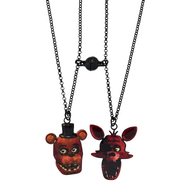 Best friend necklace with Withered Freddy.