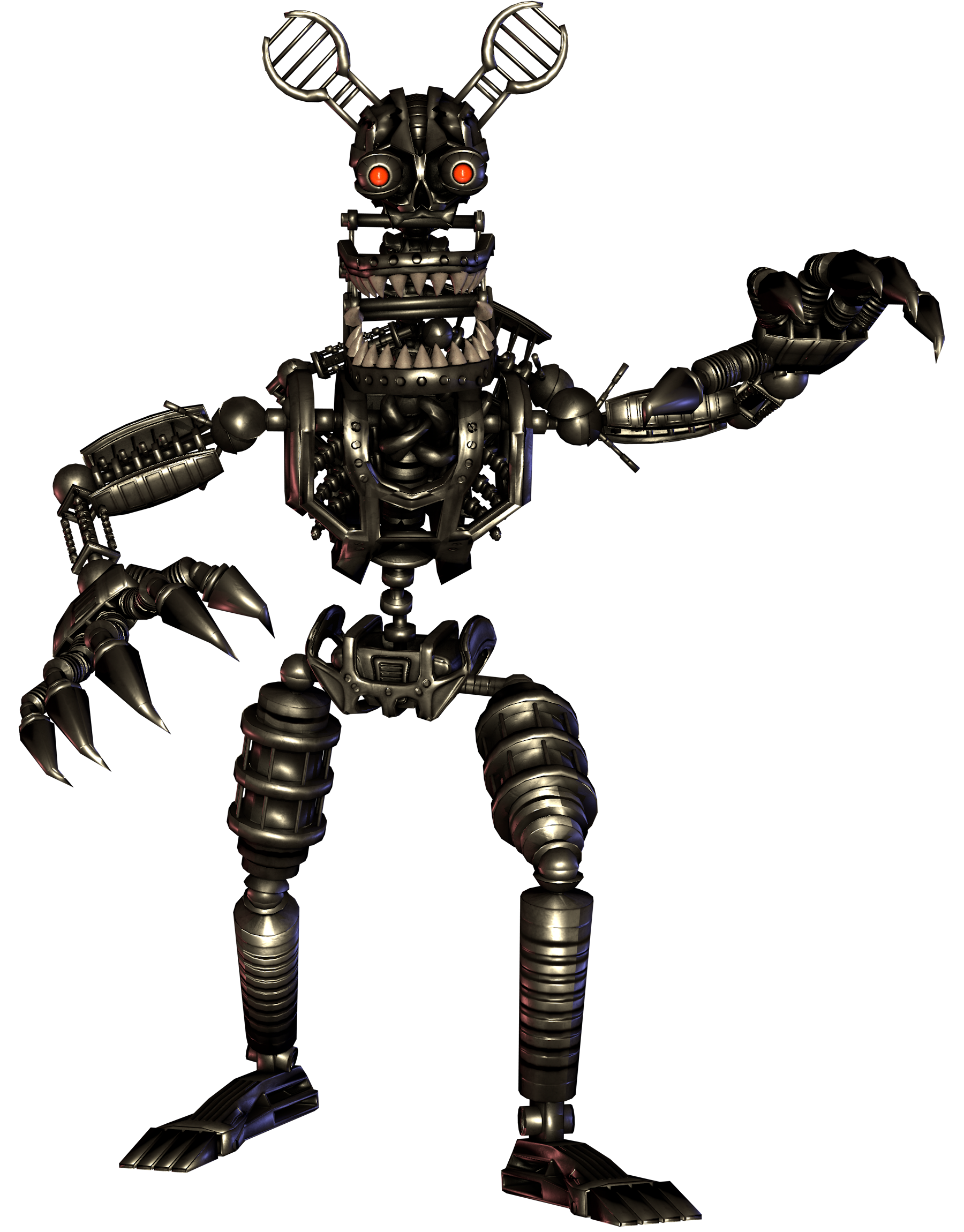 Nightmare Foxy, Endoskeleton, animatronics, Nightmare, five Nights At  Freddys, skeleton, action Toy Figures, Robot, Art museum, human Body