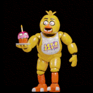 Chica's haywire animation, animated.