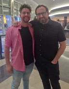 A photo of Razz and Scott.