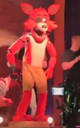 Foxy seen repaired in a BTS clip.