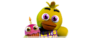 The Chica plush from the shop in the updated mobile port.