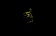 The image of Springtrap when starting up the game. (iOS Exclusive)