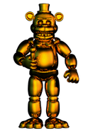 The Freddy Fazbear trophy upon beating 50/20 mode (golden-colored).