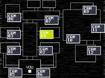 ultamate custom night 2 Diagram