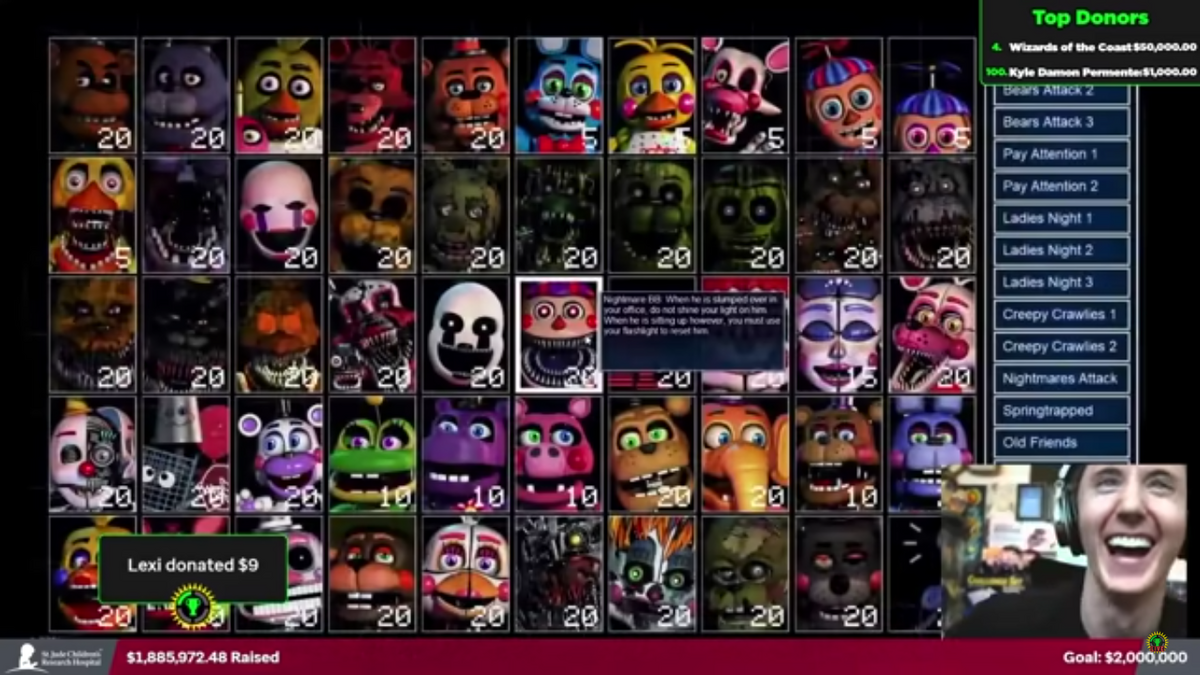 Ultimate Custom Night Crowd Control Edition Five Nights at Freddy's Wiki Fandom