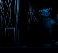 Funtime Freddy en la Breaker Room en los extras del juego.